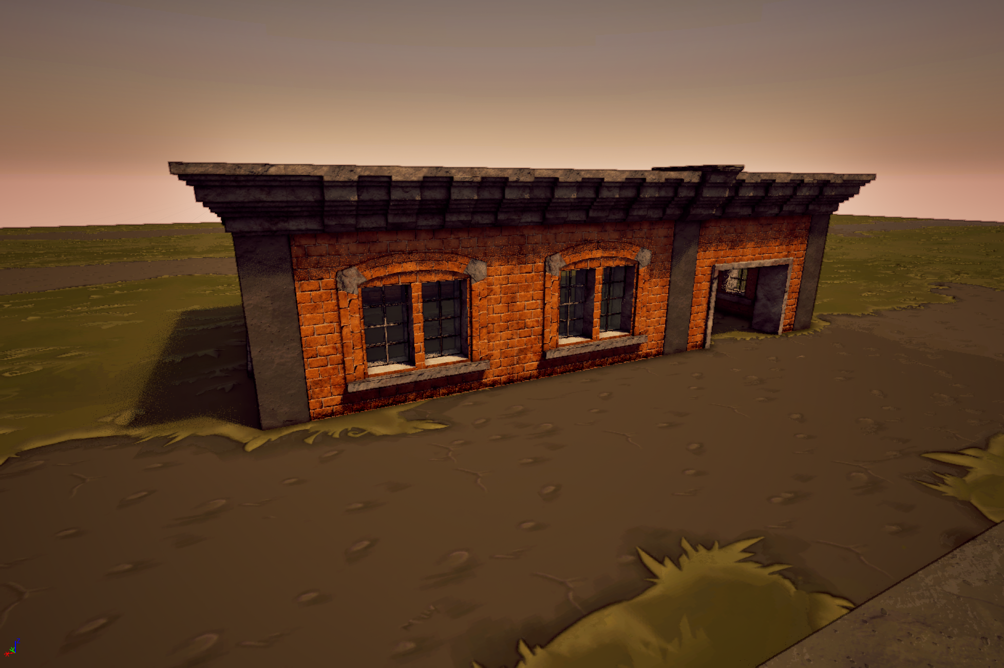 Modular warehouse — assembled